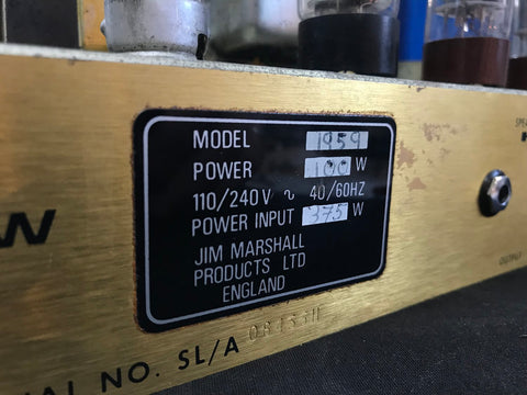 Marshall Super Lead Model 1959 MKII 1976
