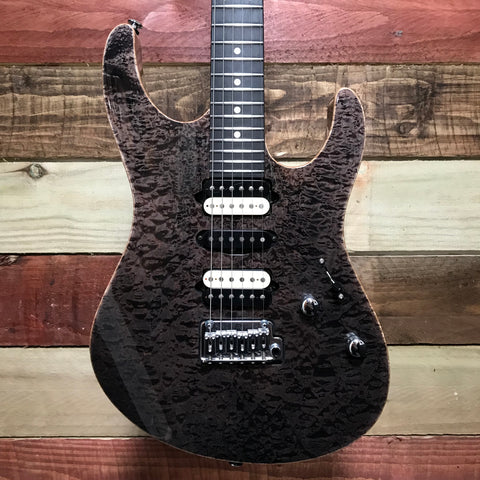 Suhr Custom Shop Modern Trans Charcoal Quilted Maple 2016