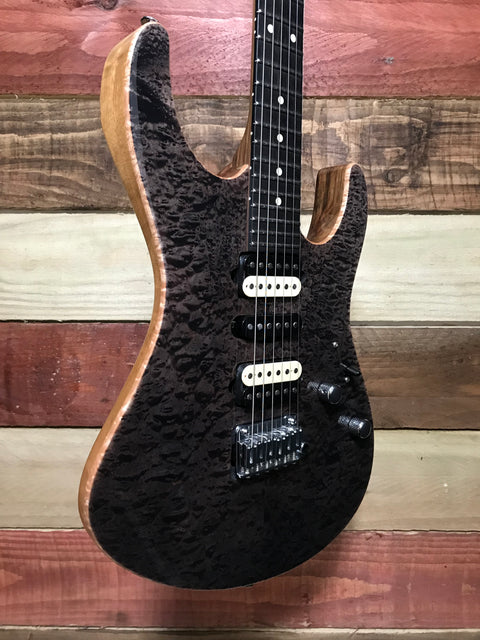 Suhr Custom Shop Modern Trans Charcoal Quilted Maple 2016