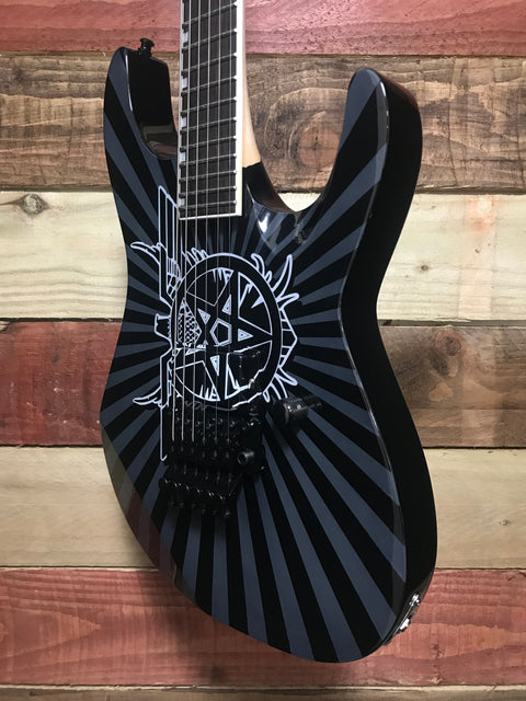 ESP LTD M-1 Custom 1987 Nige Rockett Onslaught "Sounds of Violence" 2020 - Custom Graphic