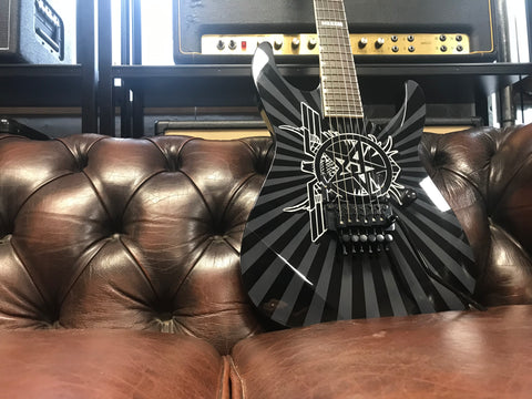 ESP LTD M-1 Custom 1987 Nige Rockett Onslaught "Sounds of Violence" 2020 - Custom Graphic