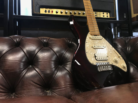Ernie Ball Music Man Silhouette Special HSS Candy Red - 1996