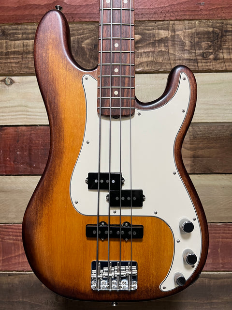 Fender FSR American Special PJ Bass Hand-Stained Nitro Honey Burst 2014