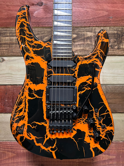 Charvel Model-6 Luke Takamura Model Yellow Crackle 1989 (RARE!)
