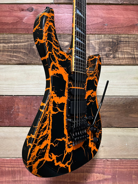 Charvel Model-6 Luke Takamura Model Yellow Crackle 1989 (RARE!)