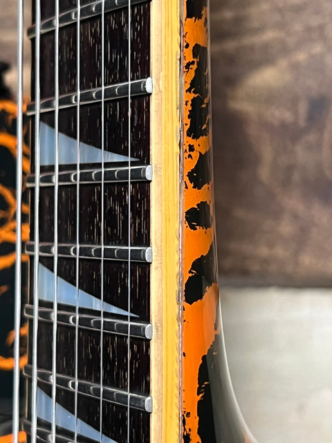 Charvel Model-6 Luke Takamura Model Yellow Crackle 1989 (RARE!)