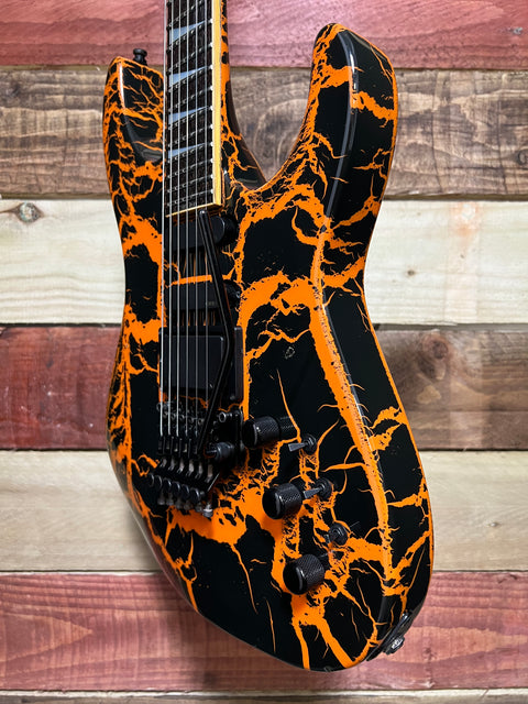 Charvel Model-6 Luke Takamura Model Yellow Crackle 1989 (RARE!)