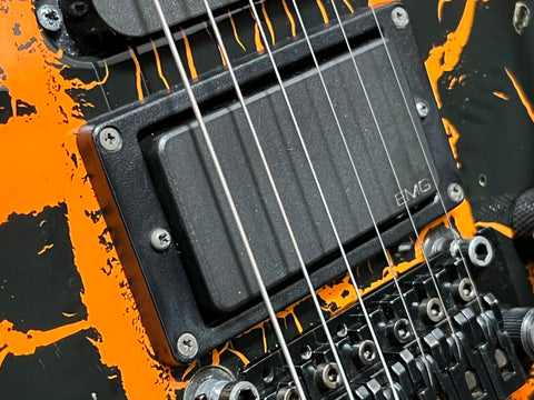 Charvel Model-6 Luke Takamura Model Yellow Crackle 1989 (RARE!)