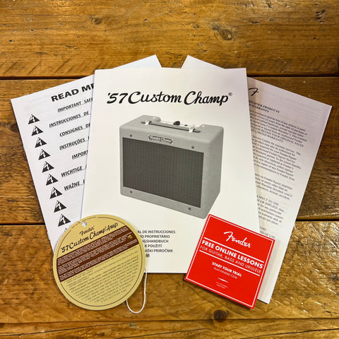 Fender '57 Custom Champ 5-Watt 1x8" Guitar Combo Lacquered Tweed
