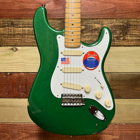 Fender Eric Clapton Artist Series Stratocaster with Lace Sensor Pickups Candy Green 1995