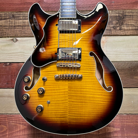 Ibanez AS153L-AYS Artstar Standard Left-Handed Antique Yellow Sunburst 2021