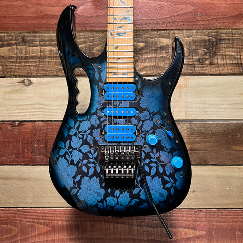 Ibanez JEM77-BFP Steve Vai Signature Blue Floral Pattern 1991