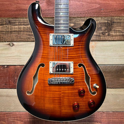 PRS SE Hollowbody II Piezo Black Gold Burst 2022