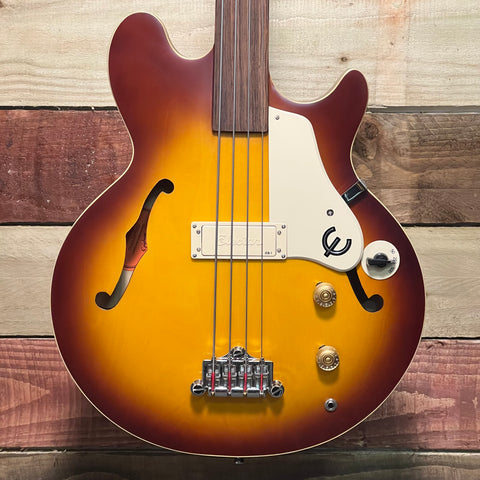 Epiphone Jack Casady Signature Bass Fretless Aged Royal Tan 2024
