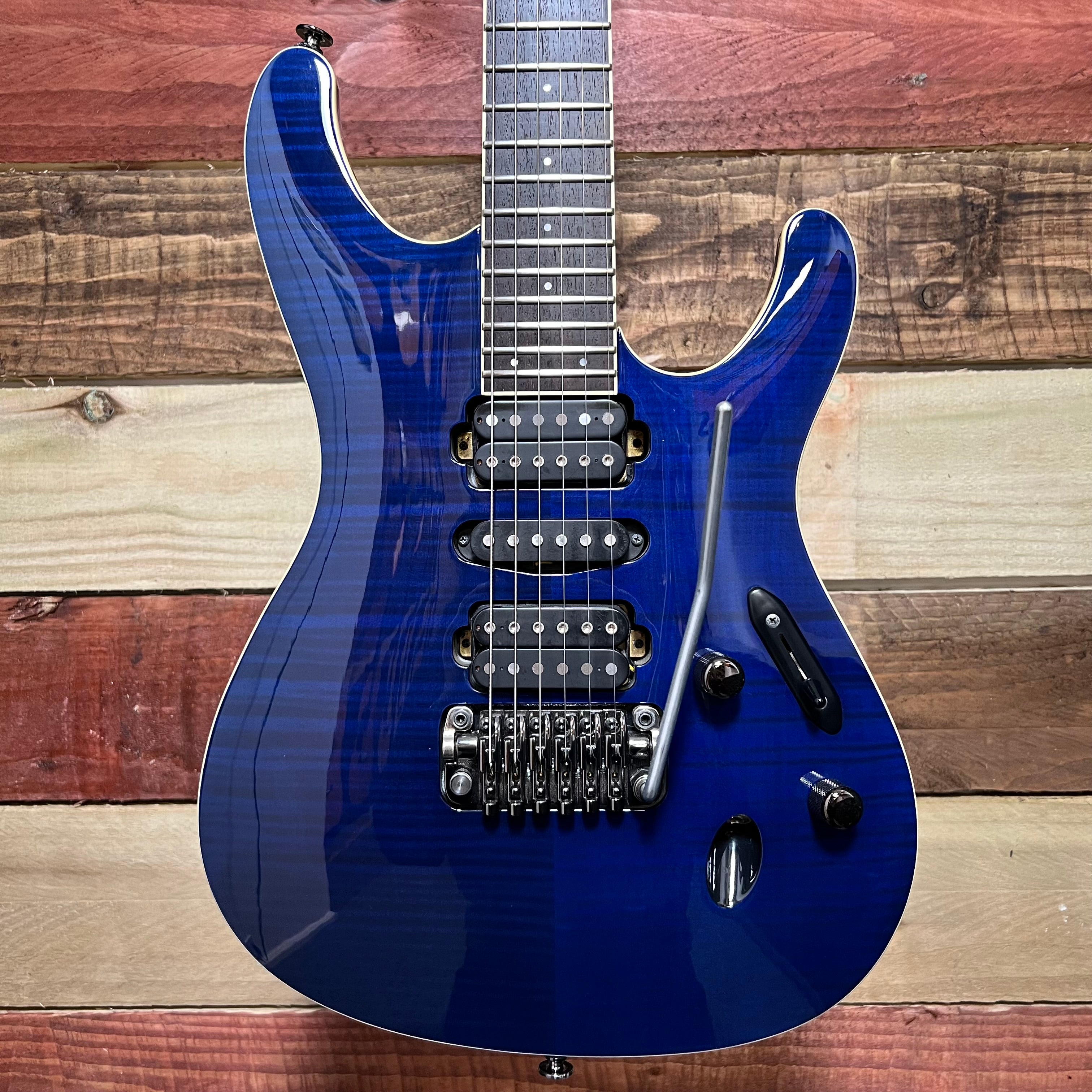 ギター Ibanez SV5470F Ibanez SV5470F-NBL Prestige Natural Blue 2008 – MotoMusic