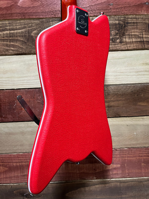 Fab Guitars Billy Childish Cadillac 2021 - Red leatherette