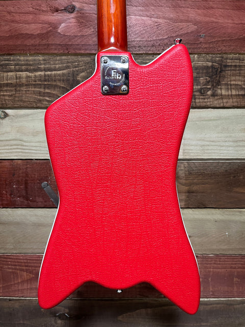 Fab Guitars Billy Childish Cadillac 2021 - Red leatherette