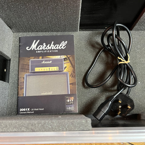 Marshall 2061X Handwired JMP "Lead & Bass" Reissue 2-Channel 20-Watt Guitar Amp Head 2004 - With Flight Case