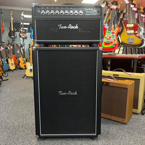 Two Rock Classic Reverb K&M Era Amp Head and 212 Cabinet 2000 - Black Tolex