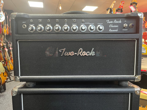 Two Rock Classic Reverb K&M Era Amp Head and 212 Cabinet 2000 - Black Tolex