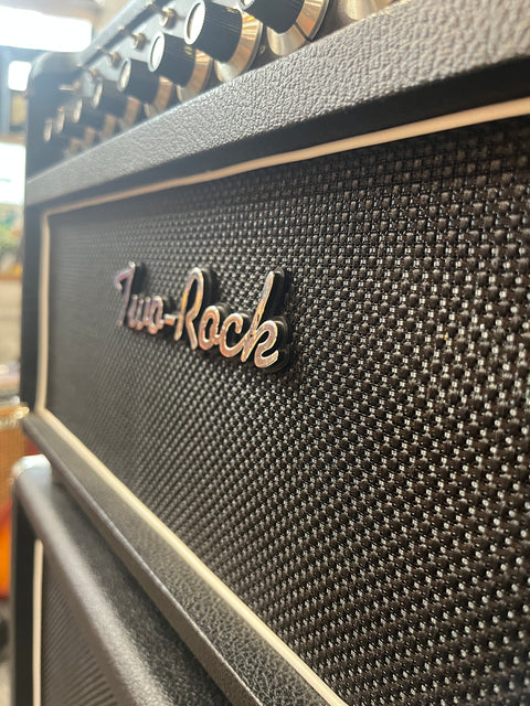 Two Rock Classic Reverb K&M Era Amp Head and 212 Cabinet 2000 - Black Tolex