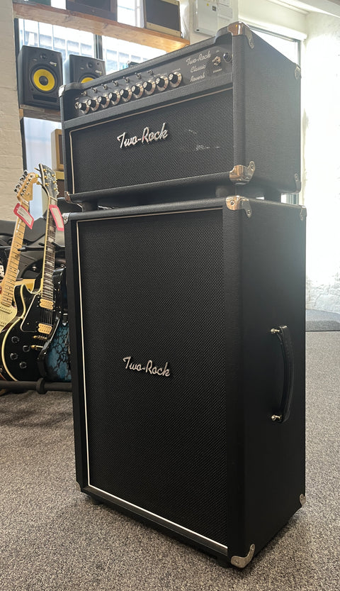 Two Rock Classic Reverb K&M Era Amp Head and 212 Cabinet 2000 - Black Tolex