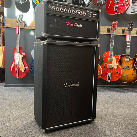 Two Rock Classic Reverb K&M Era Amp Head and 212 Cabinet 2000 - Black Tolex