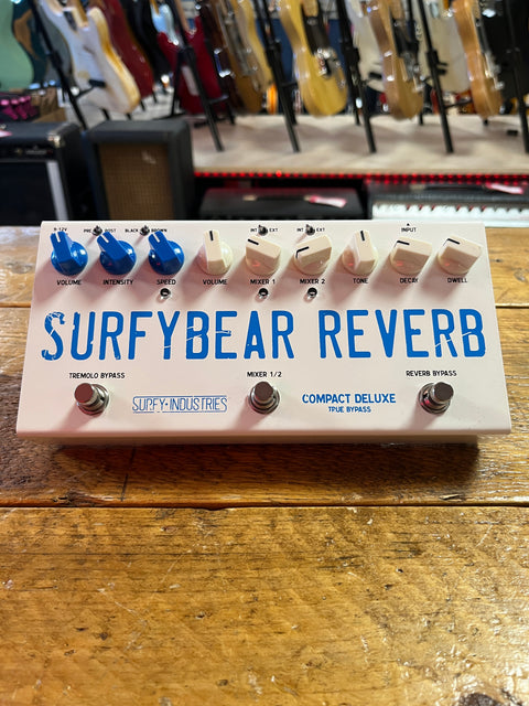 Surfy Industries SurfyBear Reverb Unit Compact Deluxe 2020 - Cream