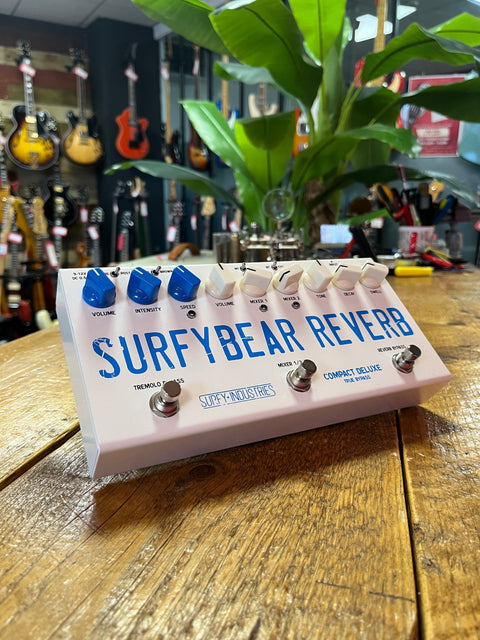 Surfy Industries SurfyBear Reverb Unit Compact Deluxe 2020 - Cream