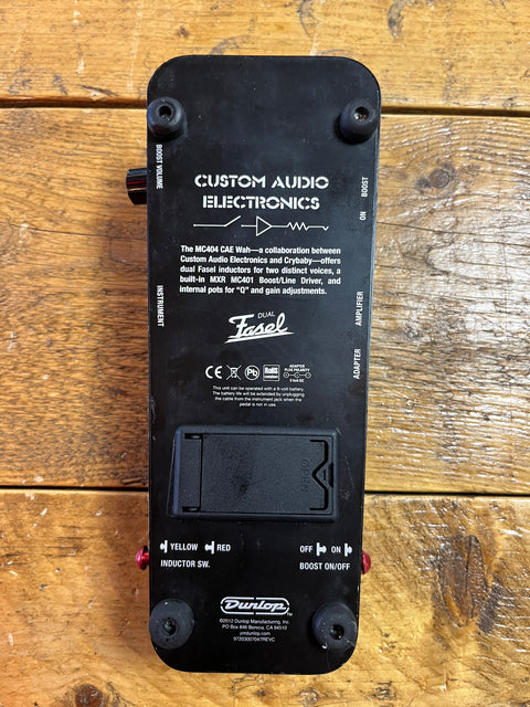 Dunlop MC404 CAE Custom Audio Electronics Wah 2023