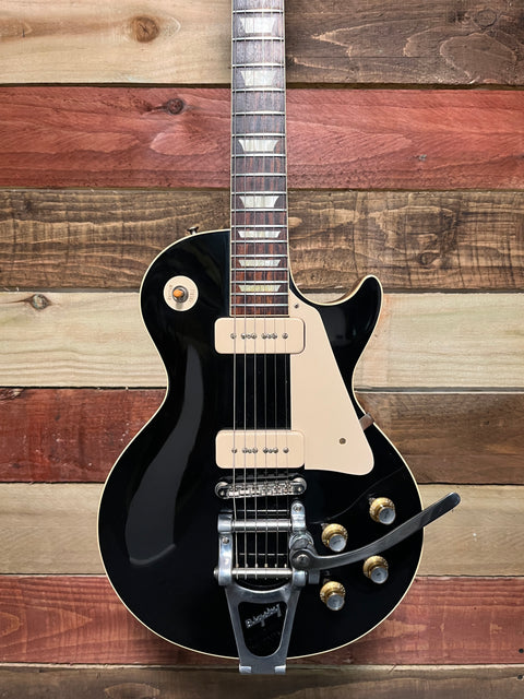 Gibson Les Paul Custom Shop 1956 R6 Factory Bigsby VOS Ebony 2013 - Ebony