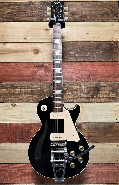 Gibson Les Paul Custom Shop 1956 R6 Factory Bigsby VOS Ebony 2013 - Ebony