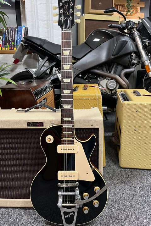 Gibson Les Paul Custom Shop 1956 R6 Factory Bigsby VOS Ebony 2013 - Ebony