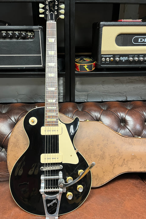 Gibson Les Paul Custom Shop 1956 R6 Factory Bigsby VOS Ebony 2013 - Ebony