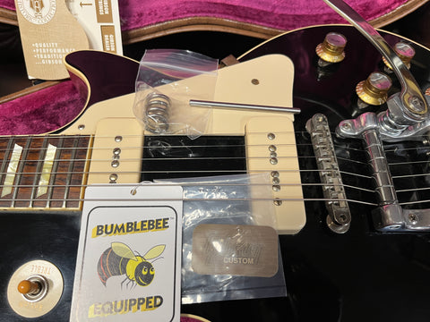 Gibson Les Paul Custom Shop 1956 R6 Factory Bigsby VOS Ebony 2013 - Ebony