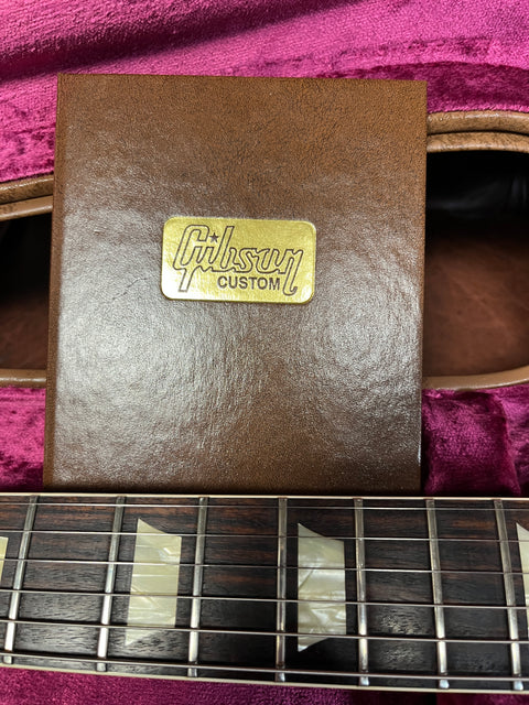 Gibson Les Paul Custom Shop 1956 R6 Factory Bigsby VOS Ebony 2013 - Ebony