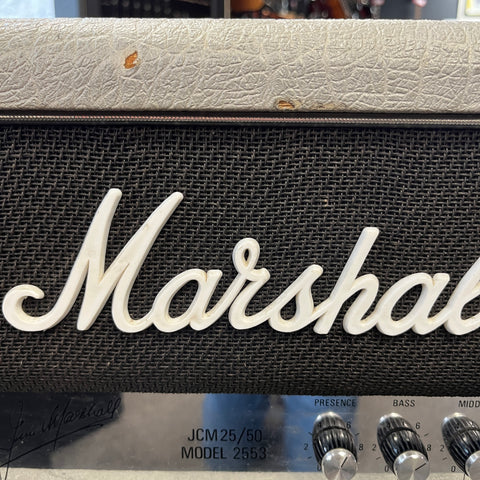 Marshall JCM25/50 2553 Silver Jubilee Head 2556 212 Cab 1987