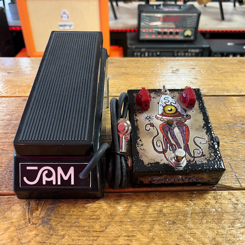 JAM Pedals RetroVibe Custom Shop Verion I Hand Painted With Jam Expression Pedal 2019