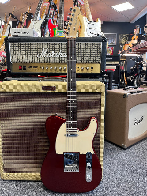 Fender American Series Telecaster with Rosewood Fretboard 2006 Chrome Red