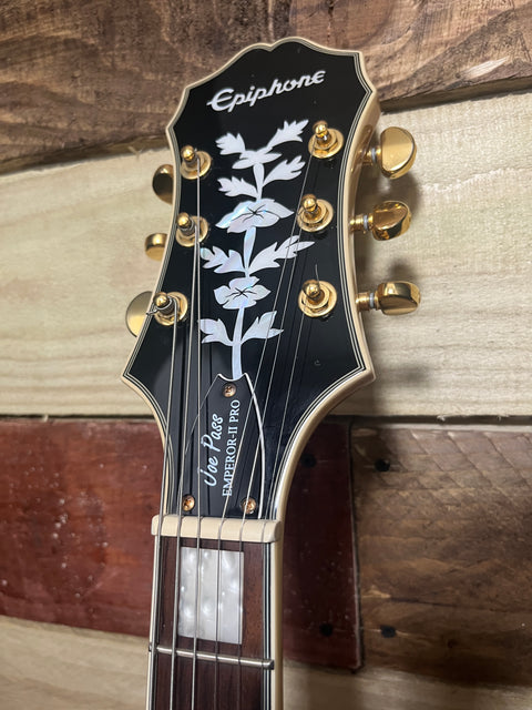 2017 Epiphone Joe Pass Signature Emperor II Pro  Natural