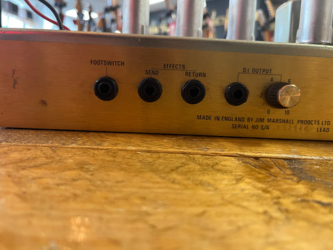 Marshall JCM 800 Lead Series Model 2205 Wicker Front 50-Watt Head 1985