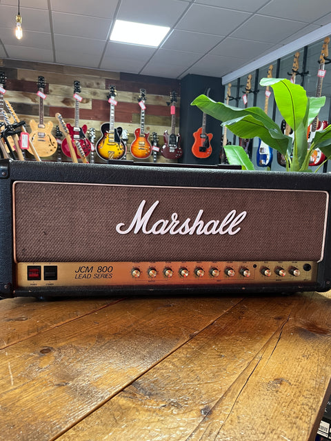 Marshall JCM 800 Lead Series Model 2205 Wicker Front 50-Watt Head 1985