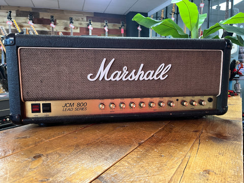 Marshall JCM 800 Lead Series Model 2205 Wicker Front 50-Watt Head 1985