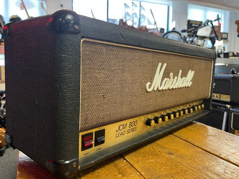 Marshall JCM 800 Lead Series Model 2205 Wicker Front 50-Watt Head 1985