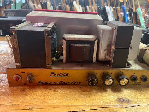 Selmer Truvoice Treble N Bass 50 Fifty Valve Amplifier Head 1960's