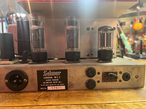 Selmer Truvoice Treble N Bass 50 Fifty Valve Amplifier Head 1960's