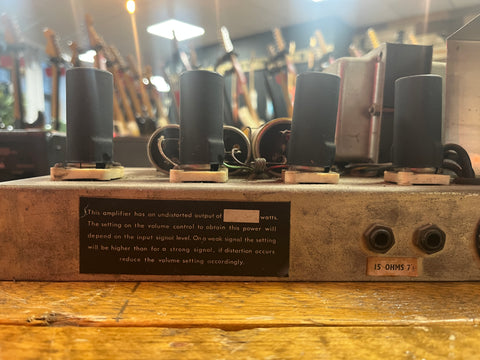 Selmer Truvoice Treble N Bass 50 Fifty Valve Amplifier Head 1960's