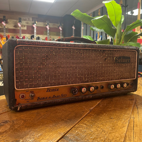 Selmer Truvoice Treble N Bass 50 Fifty Valve Amplifier Head 1960's
