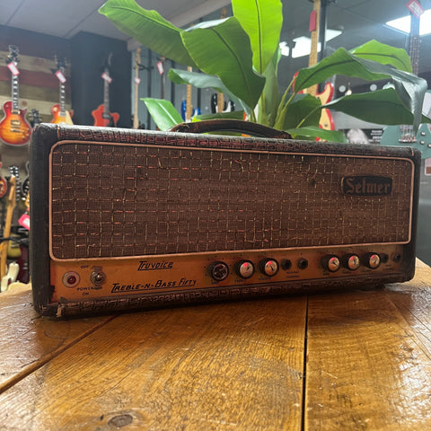 Selmer Truvoice Treble N Bass 50 Fifty Valve Amplifier Head 1960's