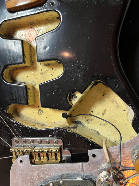 Fender Stratocaster with Maple Fretboard 1979 - Black Re-Finish